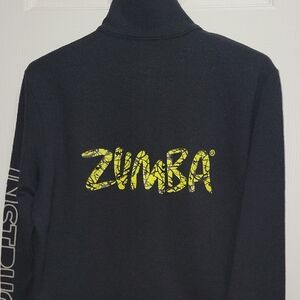 Zumba Black Zip-Up Jacket - Gem